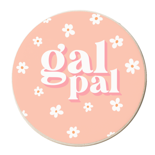 Gal Pal - personalised beer coaster by Pink and Pip