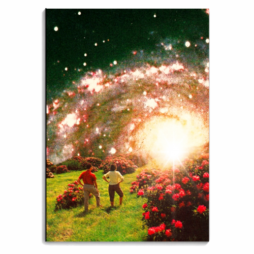 Galactic Botanical Gardens - personalised A4, A5, A6 notebook by taudalpoi