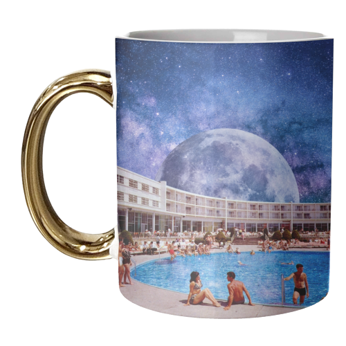 Galactic Pool - unique mug by taudalpoi
