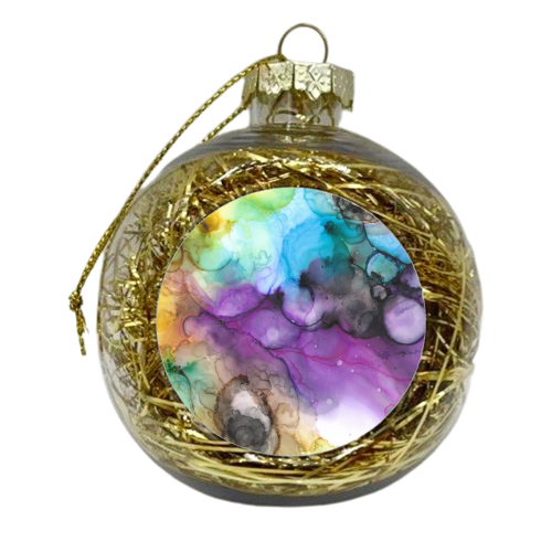 Galaxy I - xmas bauble by Stephanie Sommerlad Bello