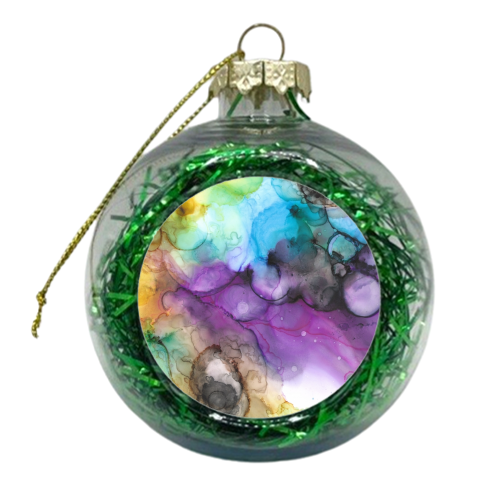 Galaxy I - xmas bauble by Stephanie Sommerlad Bello