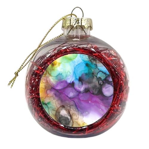 Galaxy I - xmas bauble by Stephanie Sommerlad Bello