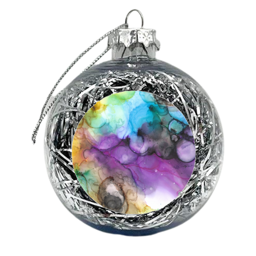 Galaxy I - xmas bauble by Stephanie Sommerlad Bello