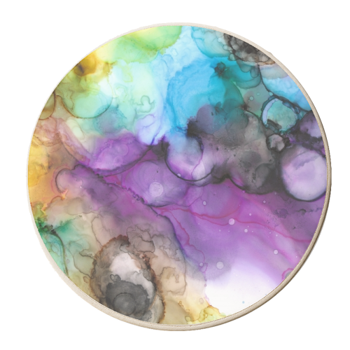 Galaxy I - personalised beer coaster by Stephanie Sommerlad Bello