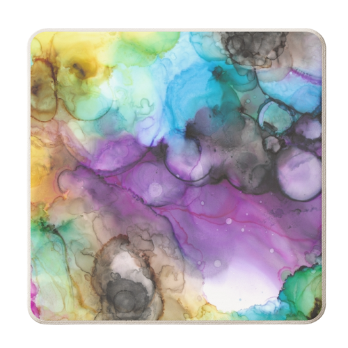 Galaxy I - personalised beer coaster by Stephanie Sommerlad Bello