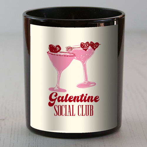Galentine Social Club Pink Cocktail Cheers - scented candle by EZbie