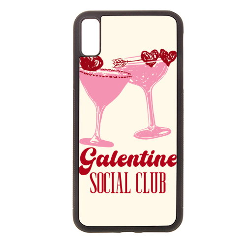 Galentine Social Club Pink Cocktail Cheers - stylish phone case by EZbie