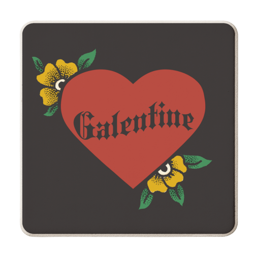 Galentines - personalised beer coaster by The Queer Store