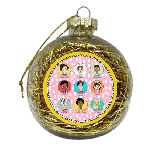 GAL'S THAT ROCK - xmas bauble by Nichola Cowdery