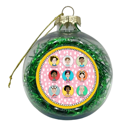 GAL'S THAT ROCK - xmas bauble by Nichola Cowdery