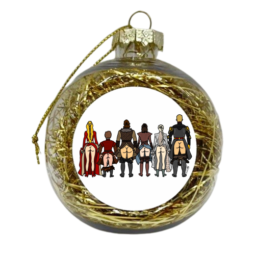 Game of Thrones Butts - xmas bauble by Notsniw Art