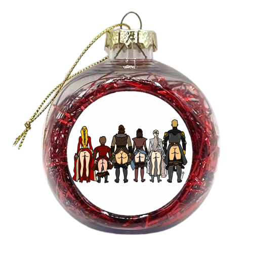 Game of Thrones Butts - xmas bauble by Notsniw Art
