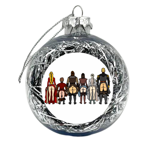 Game of Thrones Butts - xmas bauble by Notsniw Art