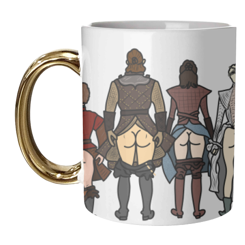 Game of Thrones Butts - unique mug by Notsniw Art