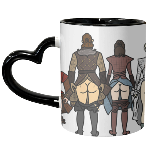 Game of Thrones Butts - unique mug by Notsniw Art