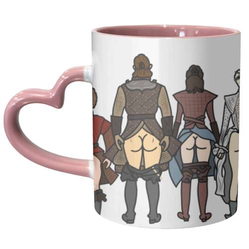 Game of Thrones Butts - unique mug by Notsniw Art