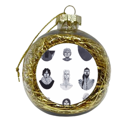 Game of Thrones  - xmas bauble by Louisa kewell