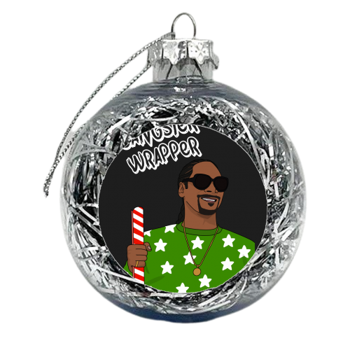 Gangster Wrapper - xmas bauble by Pink and Pip