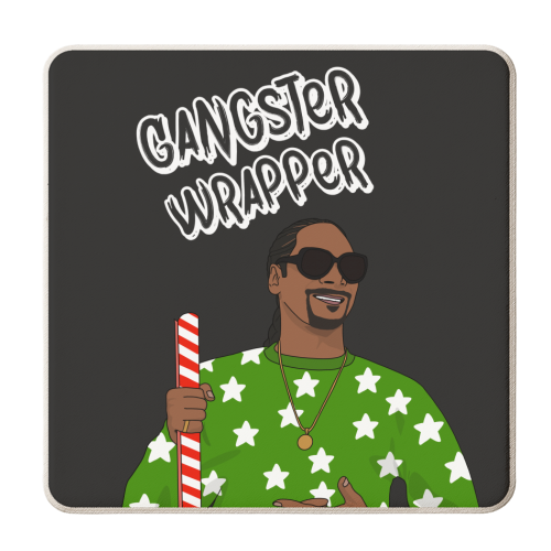Gangster Wrapper - personalised beer coaster by Pink and Pip