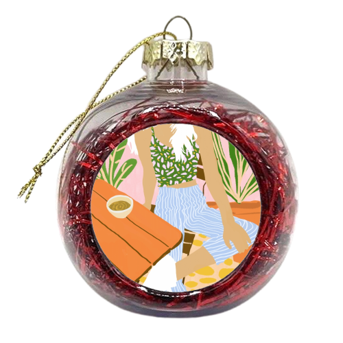 Garden Song - xmas bauble by Uma Prabhakar Gokhale