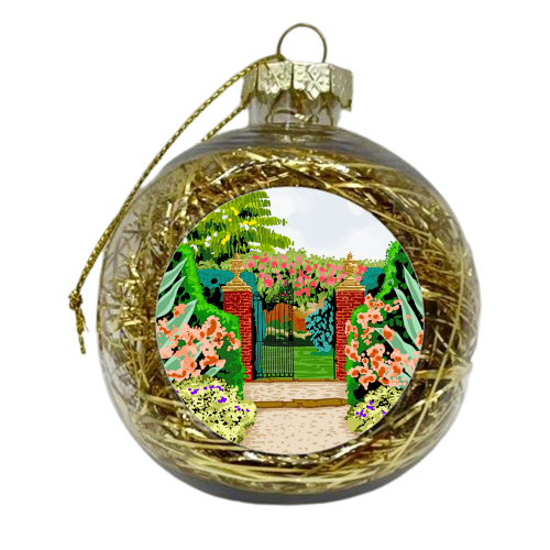 Gated Garden - xmas bauble by Uma Prabhakar Gokhale
