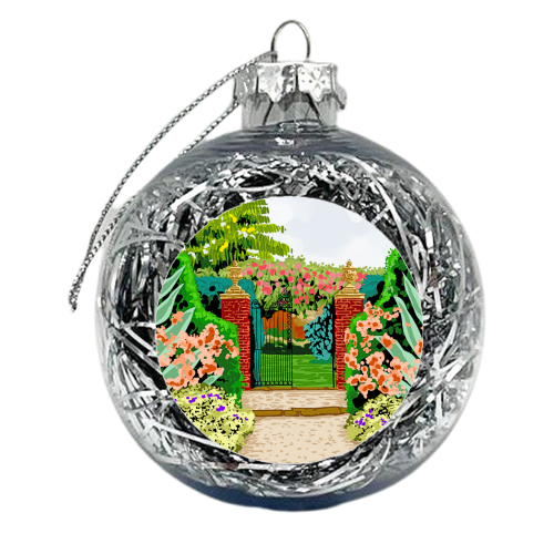 Gated Garden - xmas bauble by Uma Prabhakar Gokhale