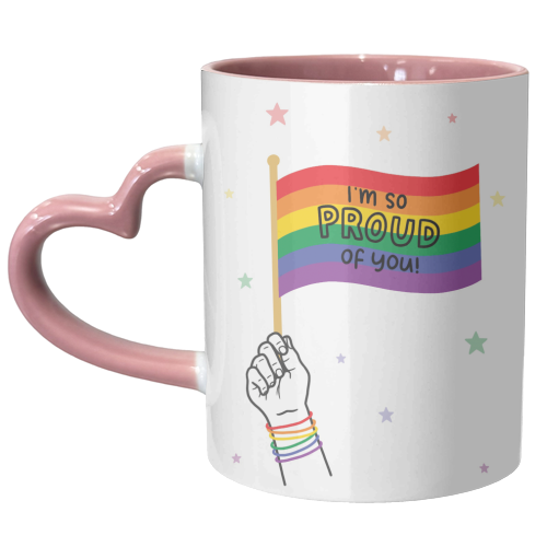 Gay coming out design - unique mug by Loren Grosvenor