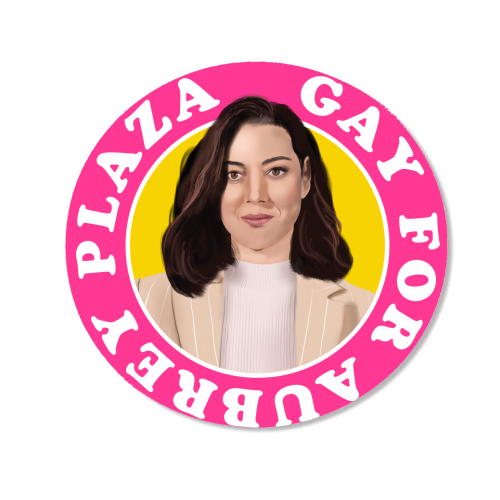 Gay for Aubrey Plaza - Magnet by AbiGoLucky