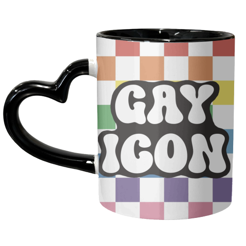 Gay Icon - unique mug by Giddy Kipper