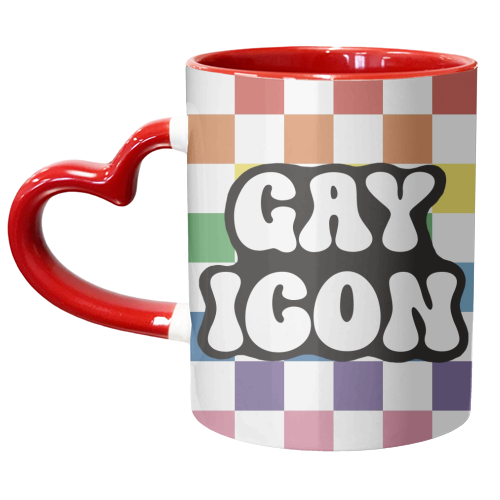Gay Icon - unique mug by Giddy Kipper