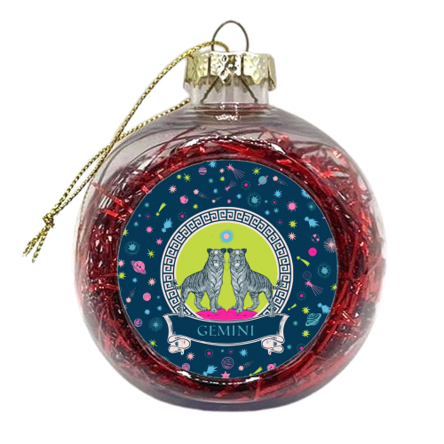 Gemini - xmas bauble by Wallace Elizabeth