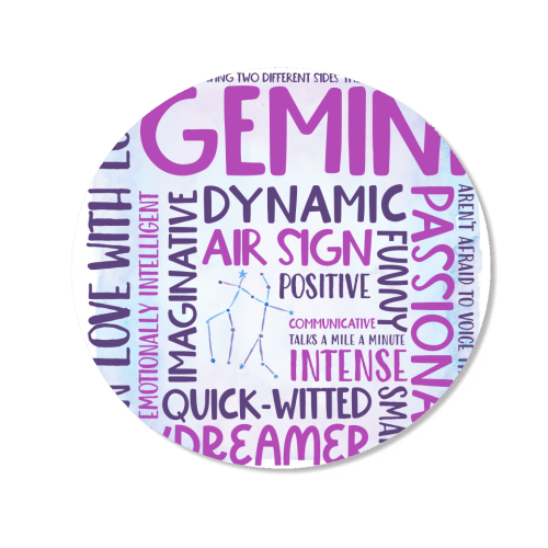 Gemini - Magnet by All About Words Designs