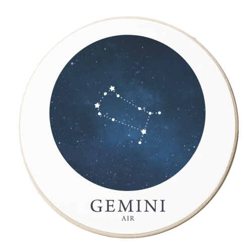 GEMINI - personalised beer coaster by Paper Deep Design