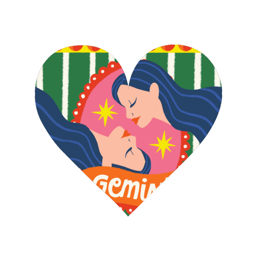 Gemini Star Sign Design - Magnet by AbiGoLucky