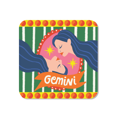 Gemini Star Sign Design - Magnet by AbiGoLucky