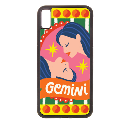 Gemini Star Sign Design - stylish phone case by AbiGoLucky
