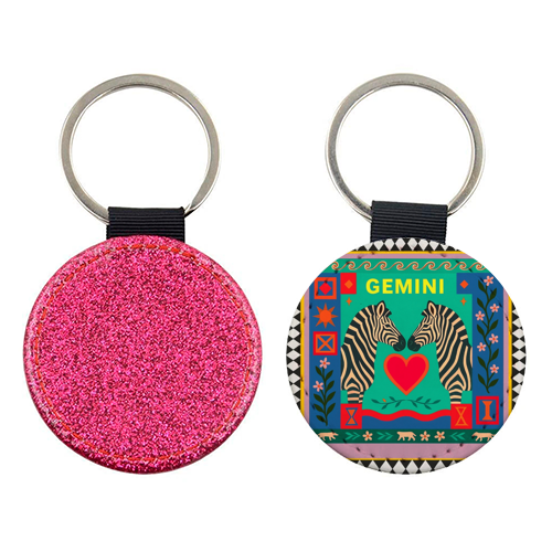 Gemini star sign - keyring by Wallace Elizabeth