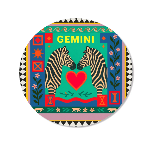 Gemini star sign - Magnet by Wallace Elizabeth