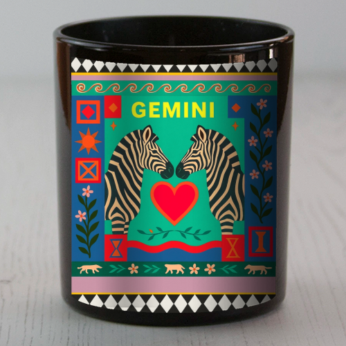 Gemini star sign - scented candle by Wallace Elizabeth