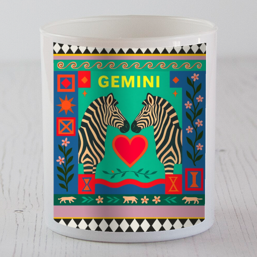 Gemini star sign - scented candle by Wallace Elizabeth