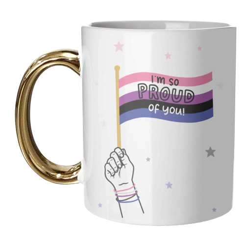 Gender fluid coming out - unique mug by Loren Grosvenor