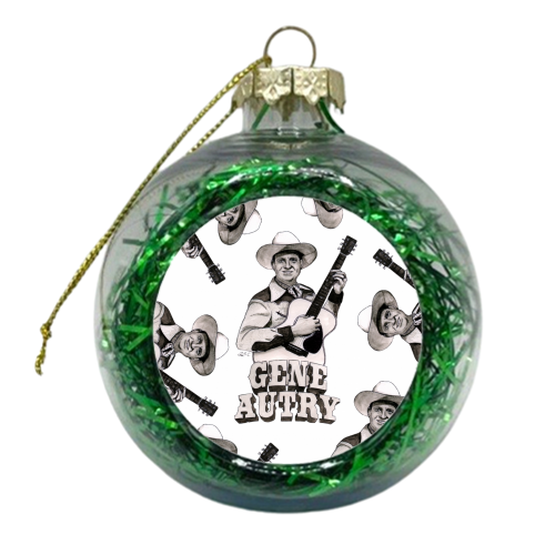 Gene Autry - xmas bauble by Daniel Cash