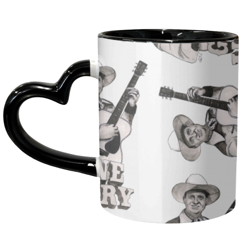 Gene Autry - unique mug by Daniel Cash