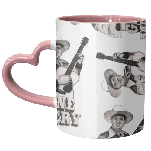 Gene Autry - unique mug by Daniel Cash