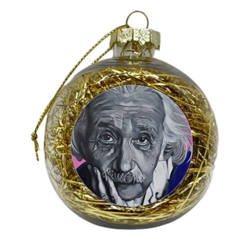 Genius - xmas bauble by Kirstie Taylor
