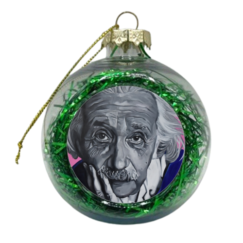 Genius - xmas bauble by Kirstie Taylor