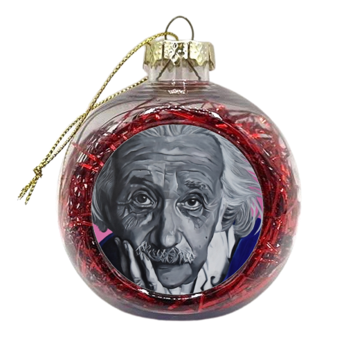Genius - xmas bauble by Kirstie Taylor
