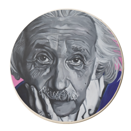 Genius - personalised beer coaster by Kirstie Taylor