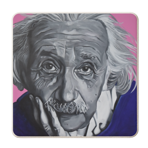 Genius - personalised beer coaster by Kirstie Taylor