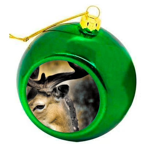 Gentleman - colourful christmas bauble by Lordt